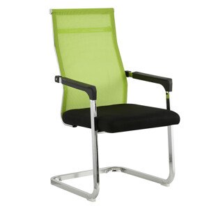 Tempo Kondela Zasedací židle RIMALA NEW - zelená/černá + kupón KONDELA10 na okamžitou slevu 3% (kupón uplatníte v košíku)