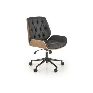 Halmar Kancelářská židle GAVIN - ořech/černá