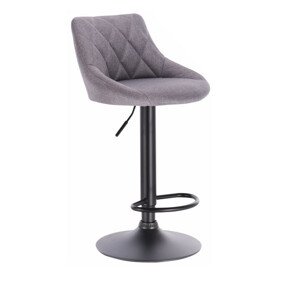 Tempo Kondela Barová židle TERKAN, šedá/černá + kupón KONDELA10 na okamžitou slevu 3% (kupón uplatníte v košíku)