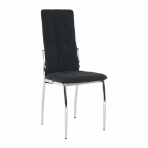Tempo Kondela Židle ADORA NEW - černá látka / kov + kupón KONDELA10 na okamžitou slevu 3% (kupón uplatníte v košíku)