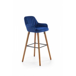 Halmar Barová židle H-93 - modrá
