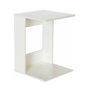 Tempo Kondela Příruční stolek ZENOR - bílé provedení + kupón KONDELA10 na okamžitou slevu 3% (kupón uplatníte v košíku)