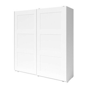 Tempo Kondela 2- dveřová skříň, bílá, RAMIAK + kupón KONDELA10 na okamžitou slevu 3% (kupón uplatníte v košíku)