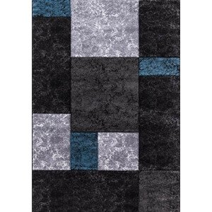 Ayyildiz Kusový koberec Hawaii 1330 – modrá/šedá/černá 80x300 cm