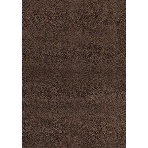 Ayyildiz Kusový koberec Dream Shaggy 4000 – tm. hnědá 160x230 cm