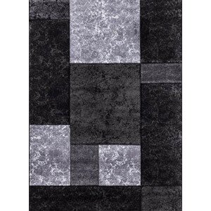 Ayyildiz Kusový koberec Hawaii 1330 – šedá/černá 160x230 cm