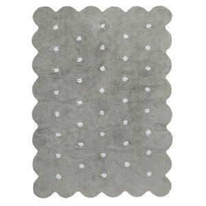 Lorena Canals Pro zvířata: Pratelný koberec Biscuit bílá, šedá 120x160 cm