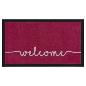 Hanse Home Protiskluzová rohožka Printy 105379 – Welcome růžová 45x75 cm
