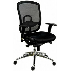 Antares Kancelářská židle Oklahoma šedá síť/šedá látka