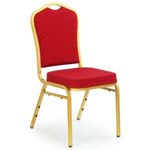 Halmar Jednací židle K66 Modrá/stříbrná